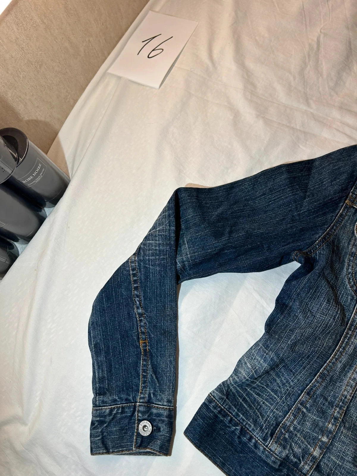 Marineblauwe vintage denim jas bnk baba nuki – photo 6
